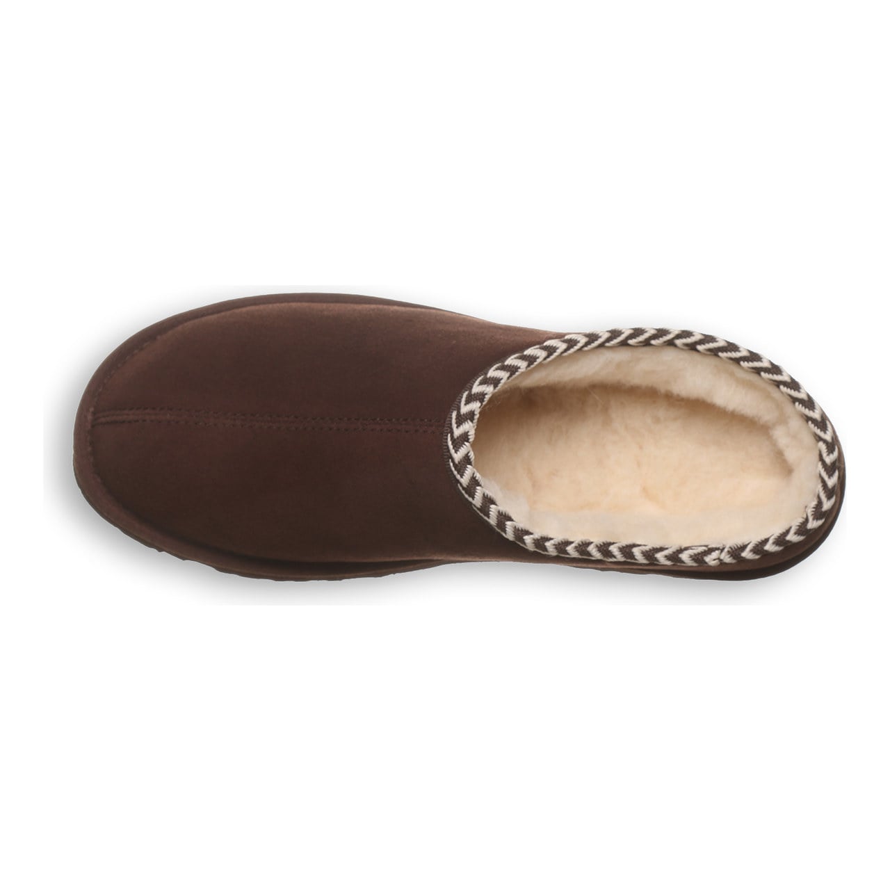 Beau Men's Slippers By Bearpaw - 3048m - Brown - top view