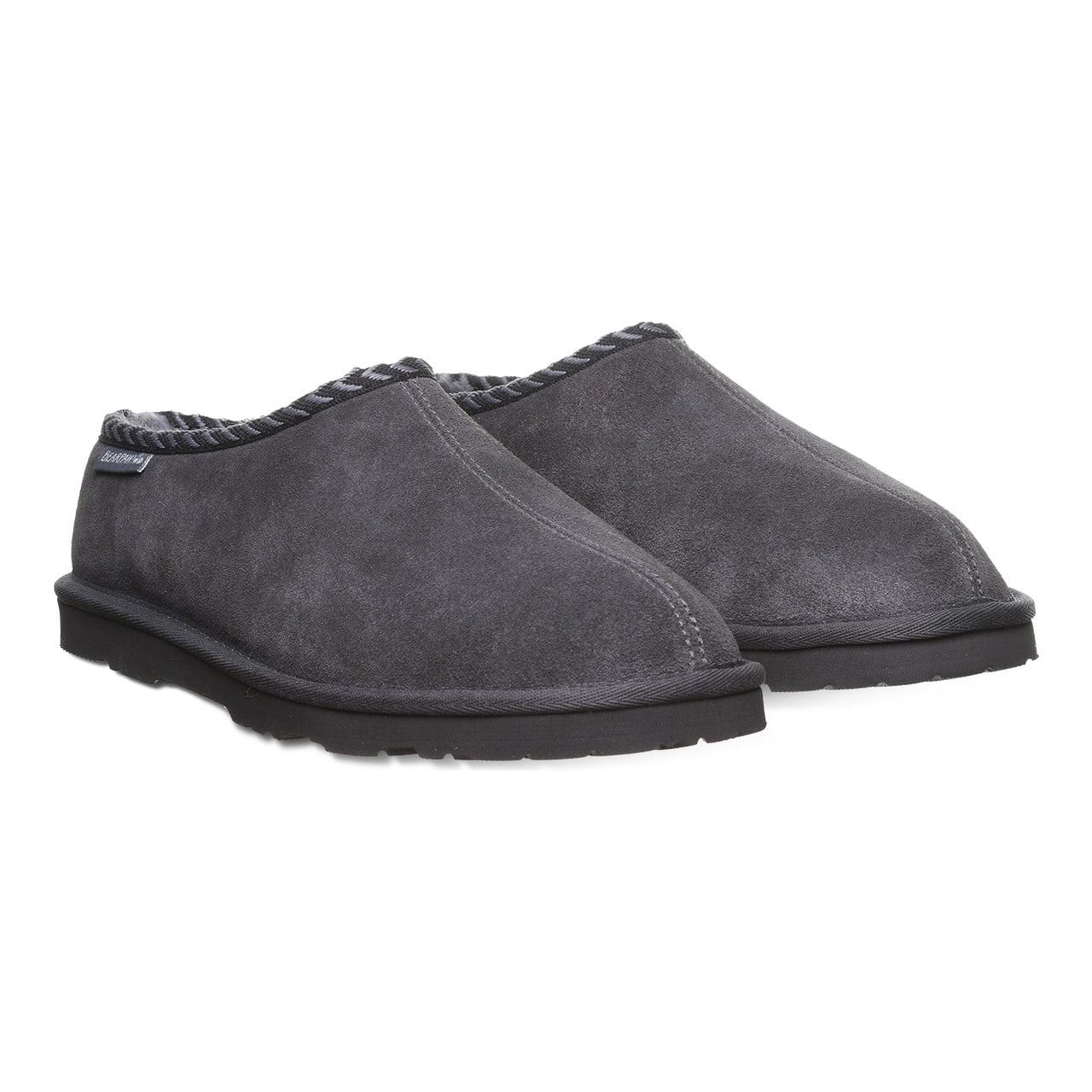 Beau Men's Slippers By Bearpaw - 3048m - Graphite - pair view