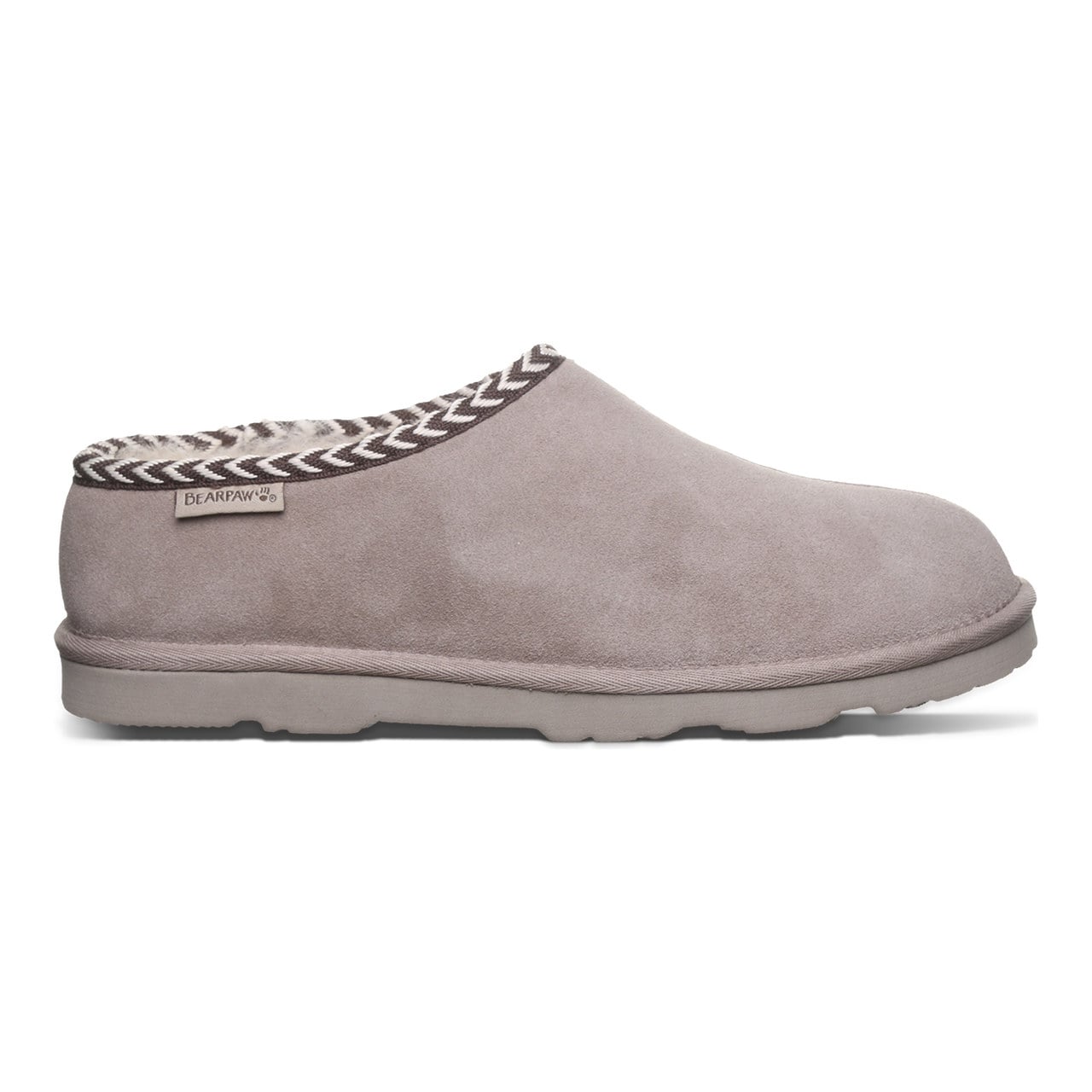 Beau Men's Slippers By Bearpaw - 3048m - Gray - side view 2