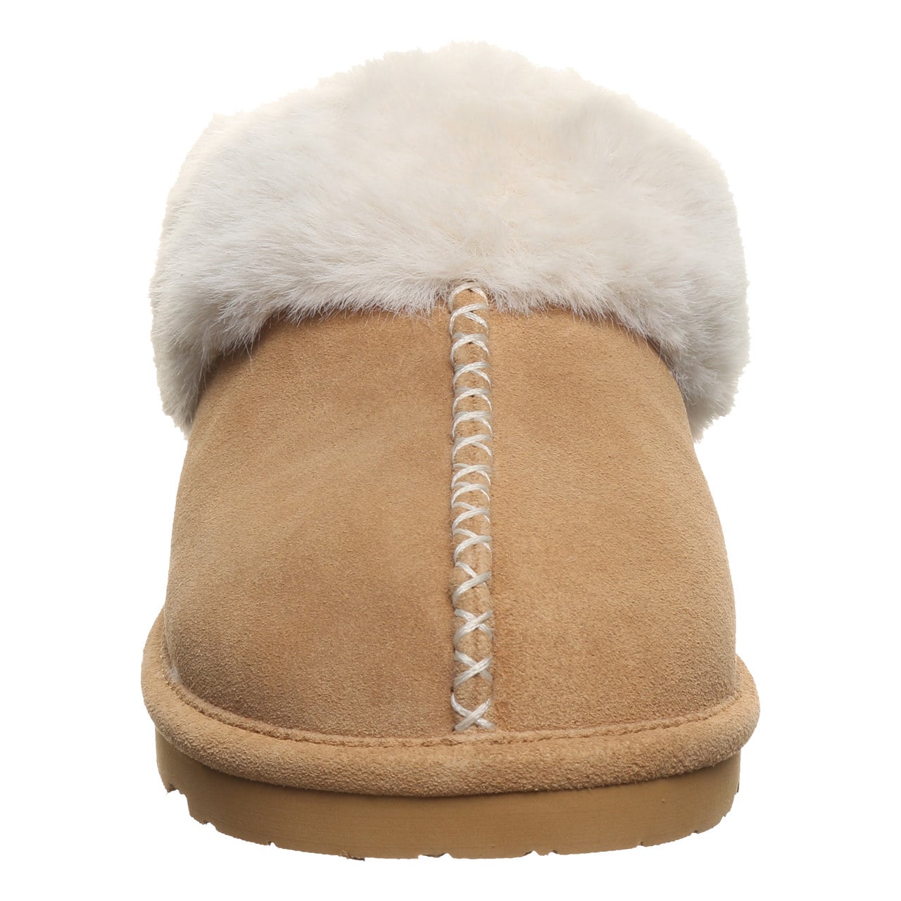 Bearpaw Bella Women's Slippers - 3334w | Cozy Suede Comfort Slippers - ICED COFFEE - front view