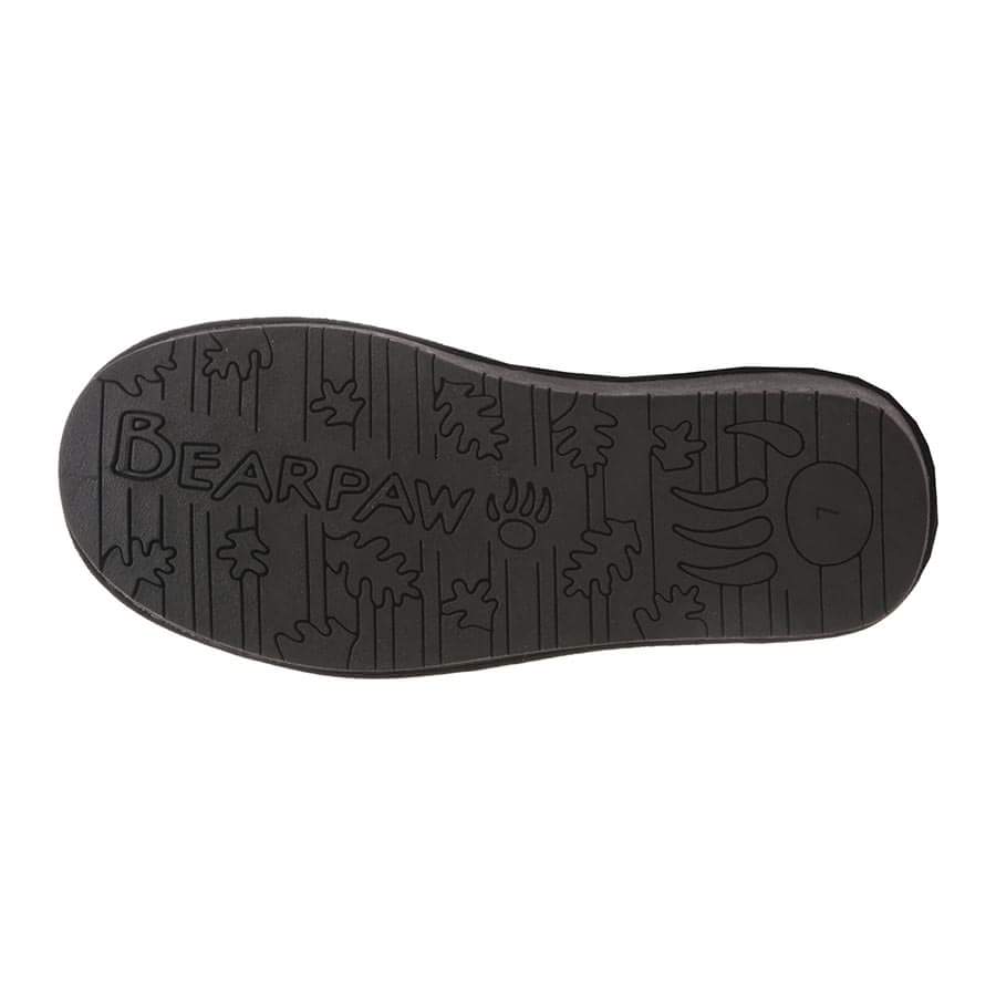 Bearpaw Boo - Women's 7 Inch Furry Boot - 1854W - Black bottom
