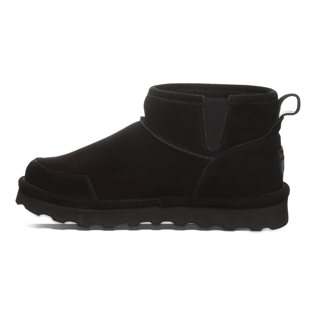 Bearpaw Brady Short Men's Everyday Pull-On Boots - Black - side view