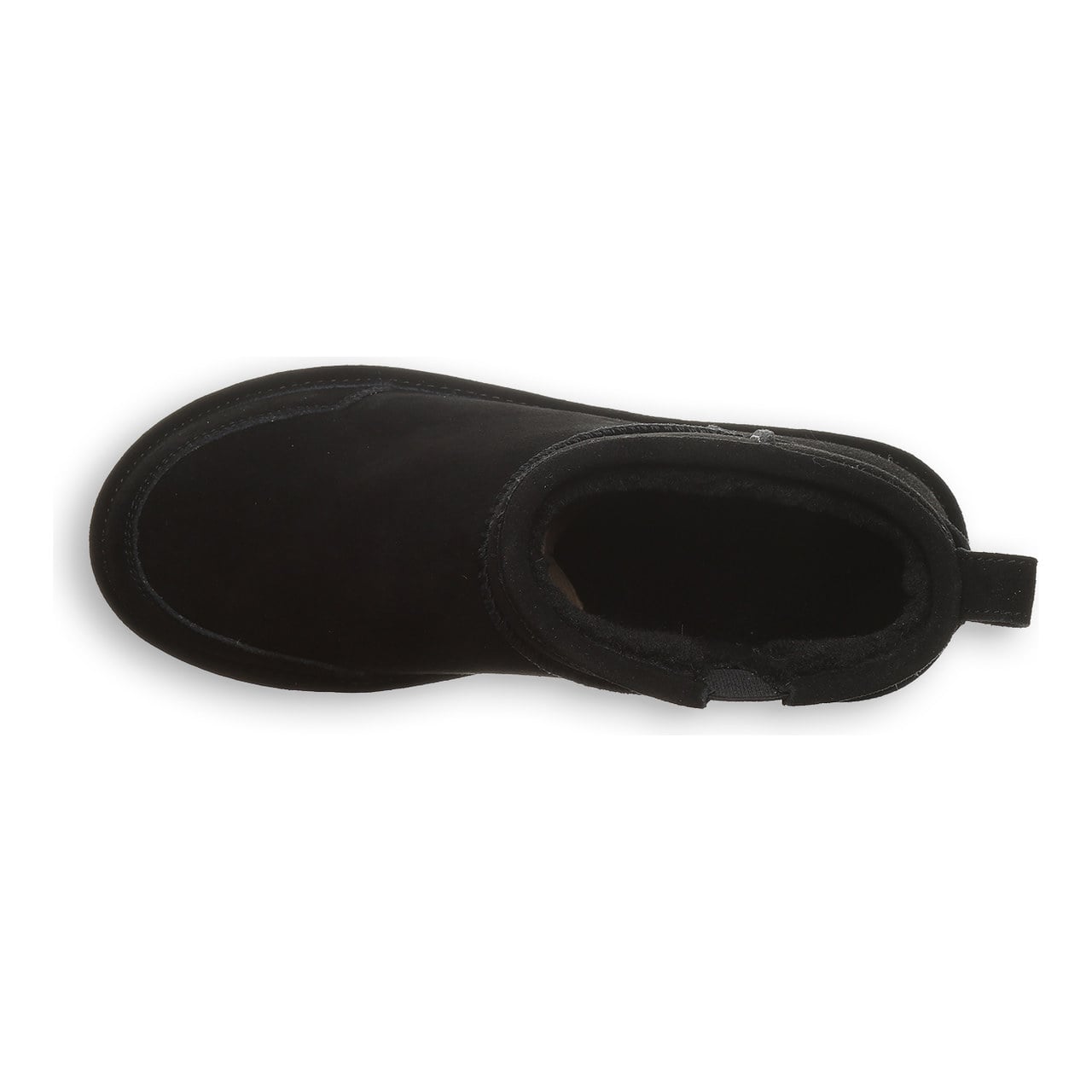 Bearpaw Brady Short Men's Everyday Pull-On Boots - Black - top view