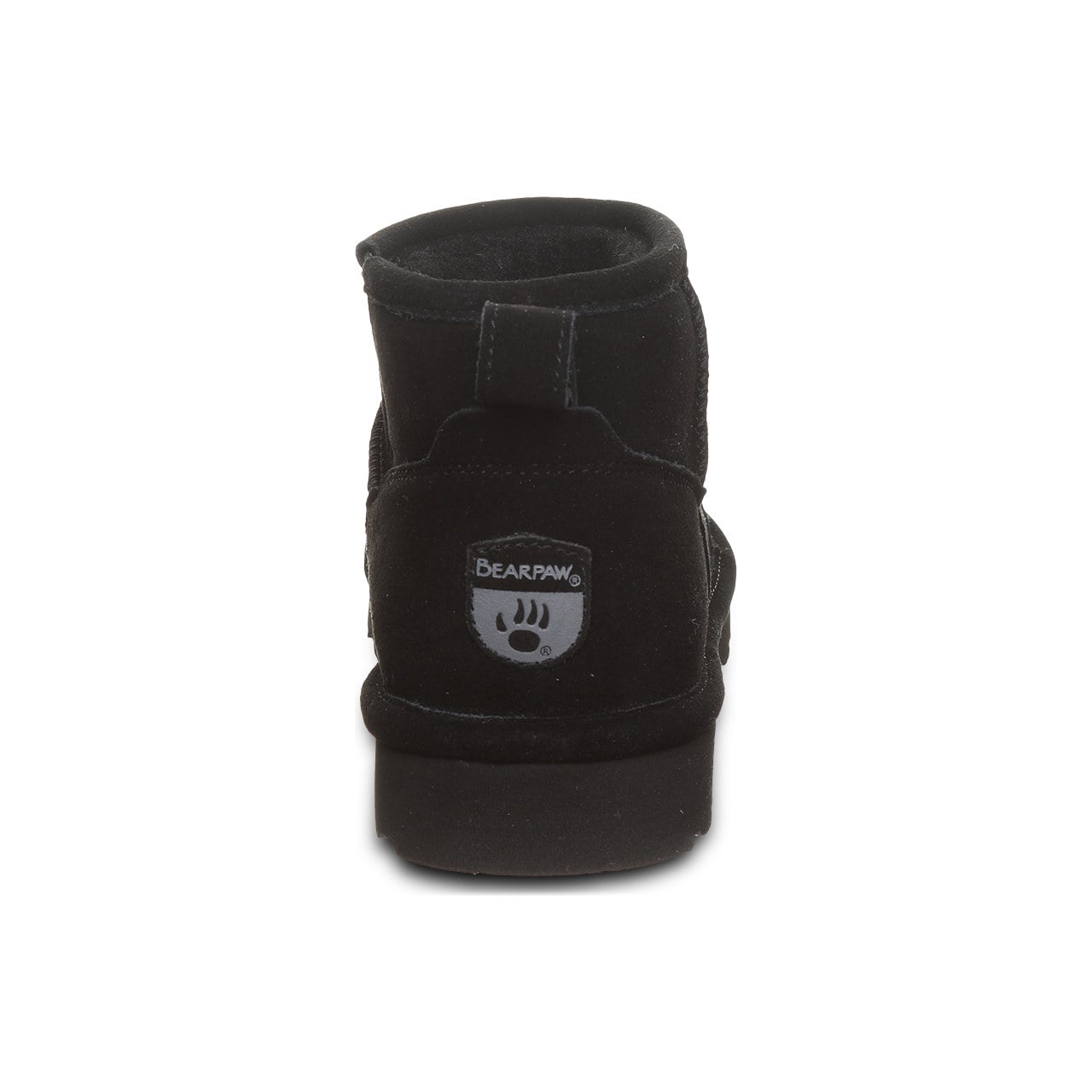 Bearpaw Brady Short Men's Everyday Pull-On Boots - Black - back view