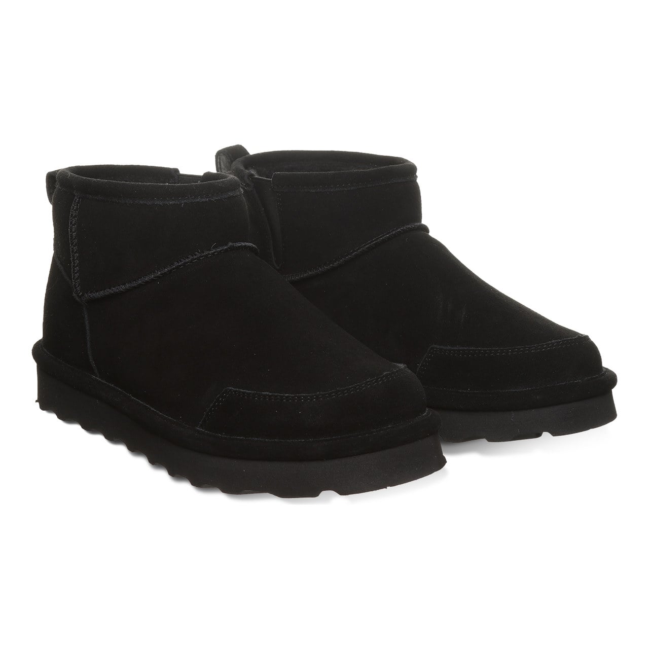 Bearpaw Brady Short Men's Everyday Pull-On Boots - Black - pair view