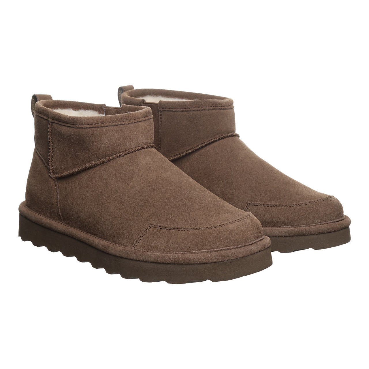 Bearpaw Brady Short Men's Everyday Pull-On Boots - Earth - pair view