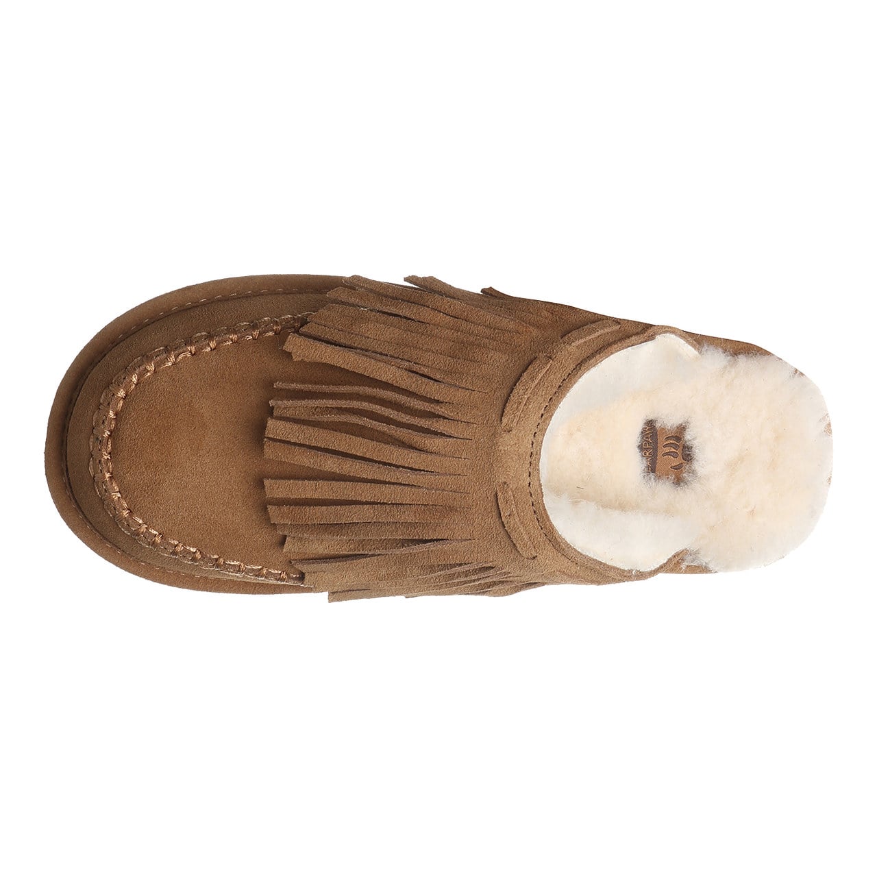 Bearpaw Briony Women's Easy On/Off Slippers - Hickory - top view