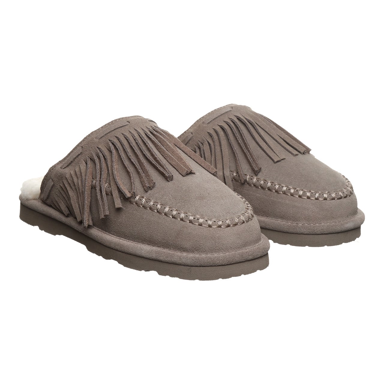 Bearpaw Briony Women's Easy On/Off Slippers - Morel - pair view