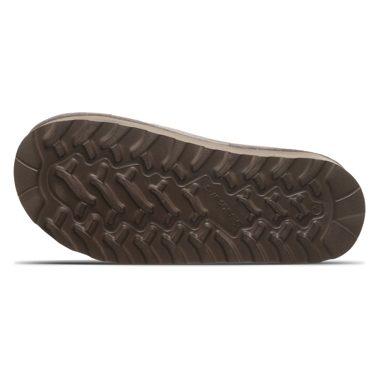 Bearpaw Brooke Women's Shoe - 3355w Women's Cozy Slip-on Clog - MOREL - bottom view
