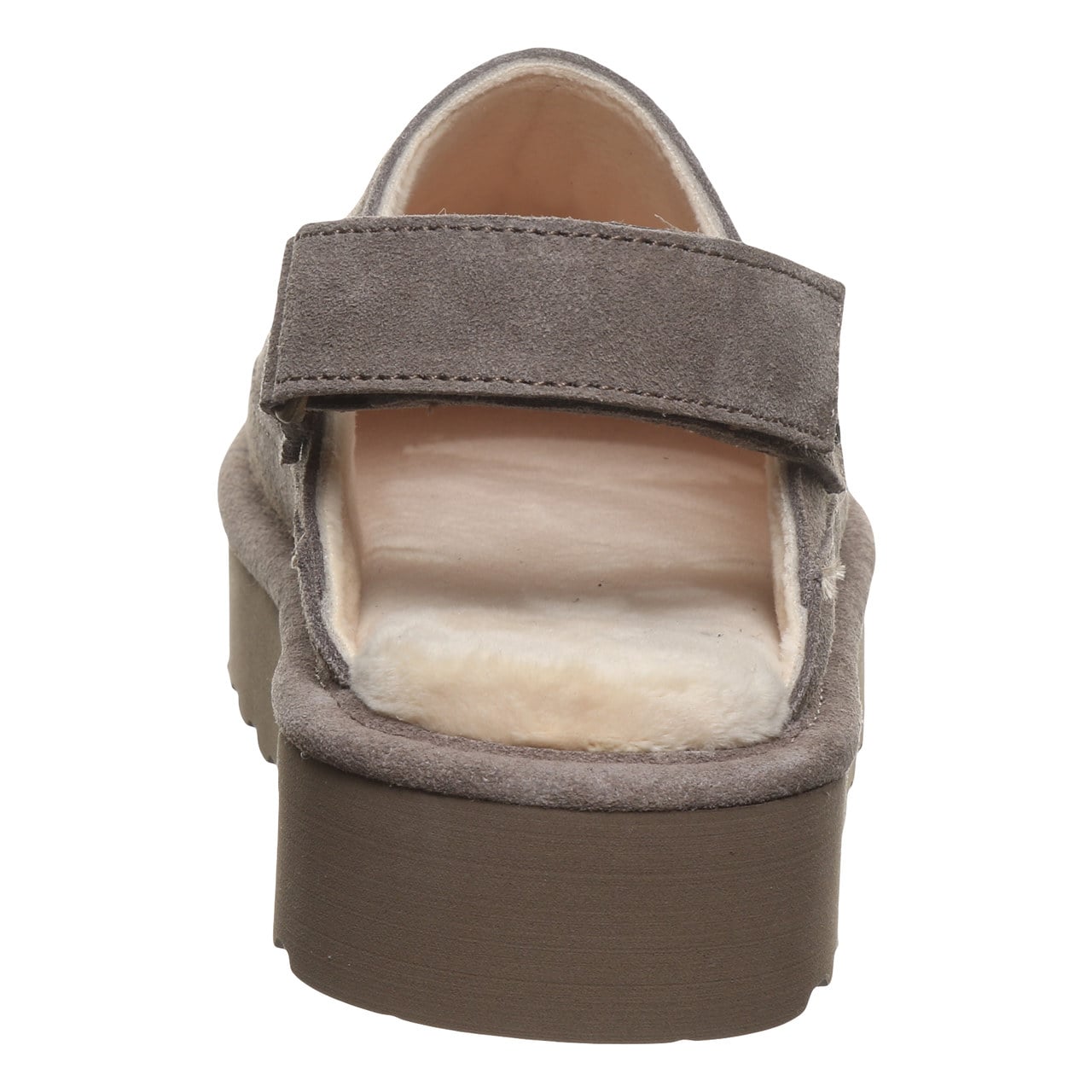 Bearpaw Brooke Women's Shoe - 3355w Women's Cozy Slip-on Clog - MOREL - back view
