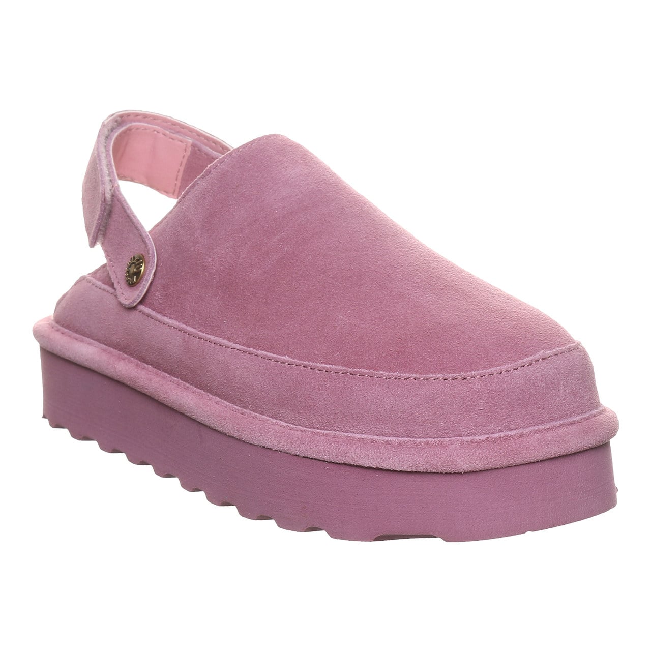 Bearpaw Brooke Women's Shoe - 3355w Women's Cozy Slip-on Clog - Rose Mauve - angle main