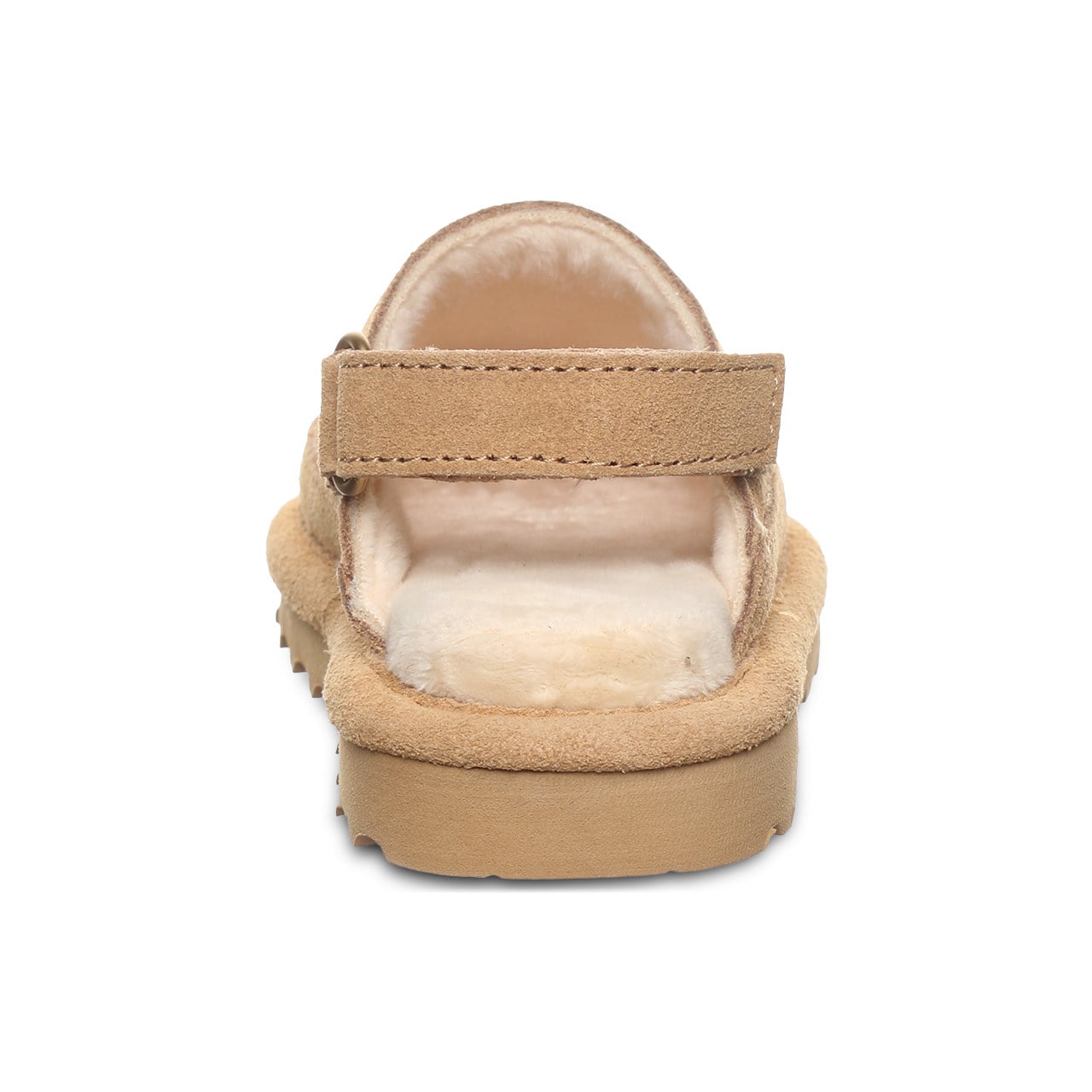 Bearpaw Brooke Youth Cozy Step-In Slippers - Iced Coffee - back view