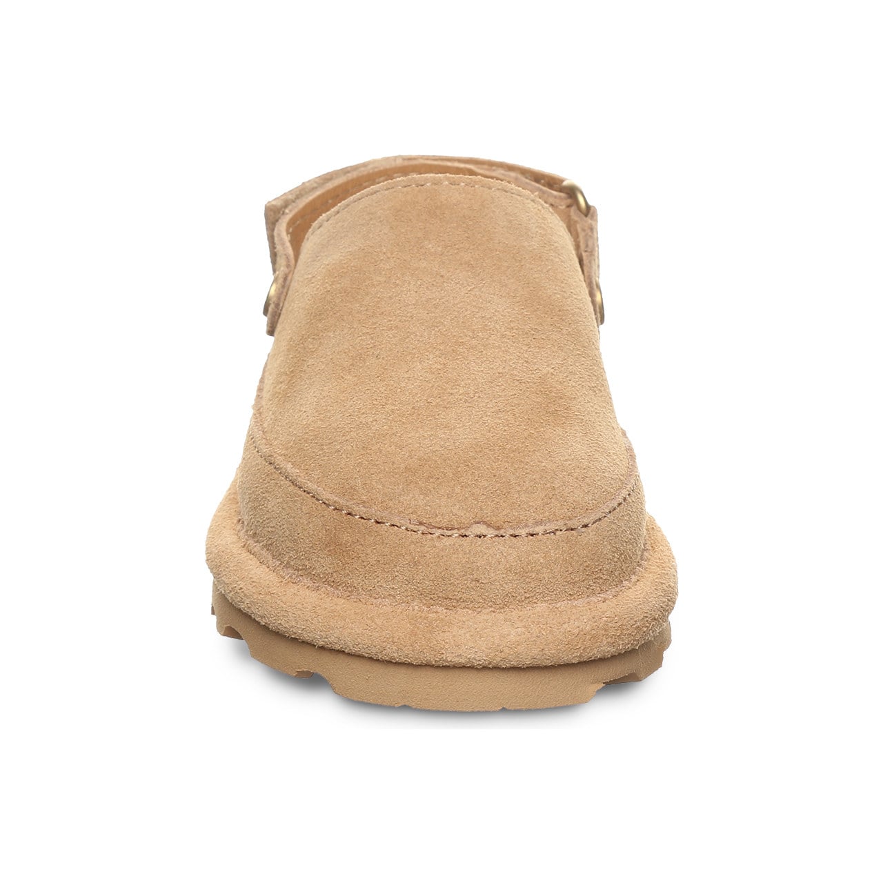 Bearpaw Brooke Youth Cozy Step-In Slippers - Iced Coffee - front view