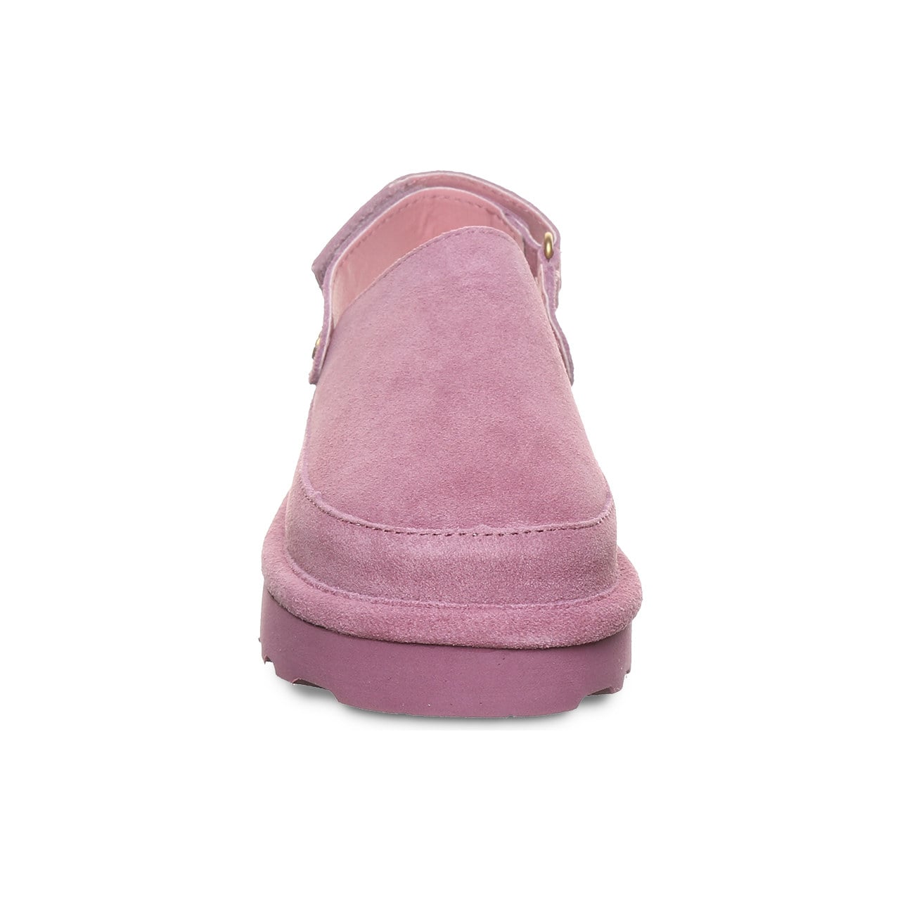 Bearpaw Brooke Youth Cozy Step-In Slippers - Rose Mauve - front view