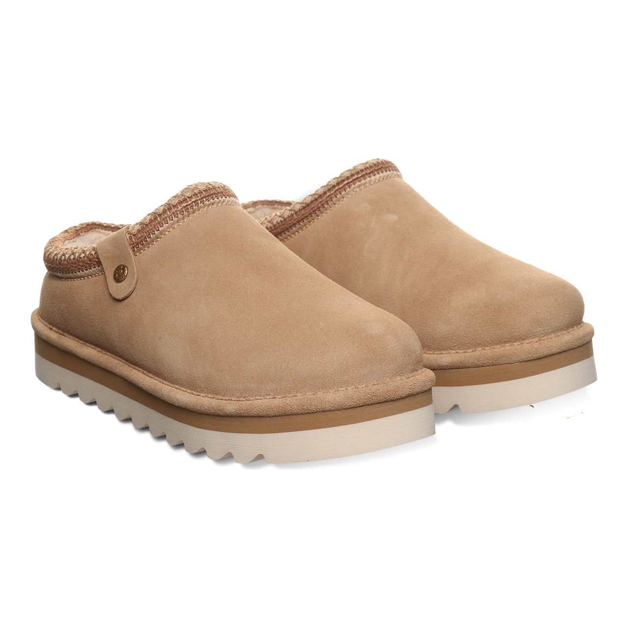 Bearpaw Calista Women's Easy On/Off Slippers - Toffee - pair view