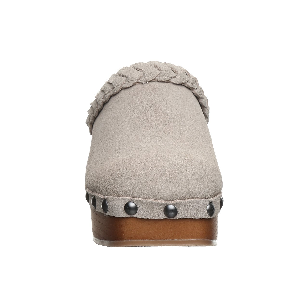 Bearpaw Cossette Women's Slip-On Clog Shoes - Mushroom - front view