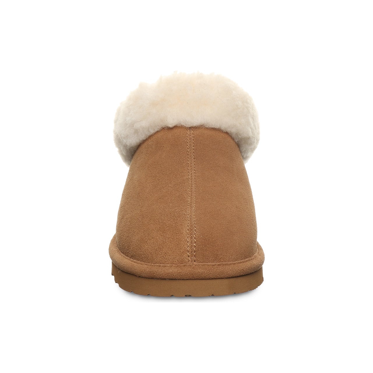 Bearpaw Delanie Women's Step-In Faux Fur Slippers - Hickory - front view