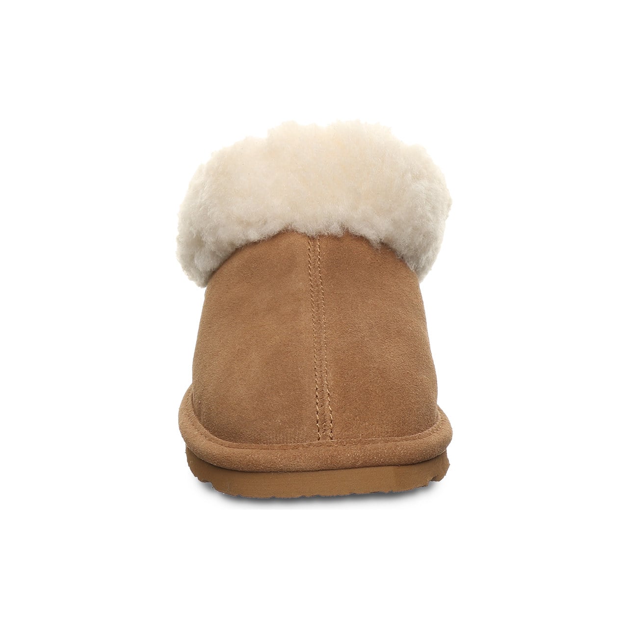 Bearpaw Delanie Youth Cozy Slip-On Slippers - Hickory - front view