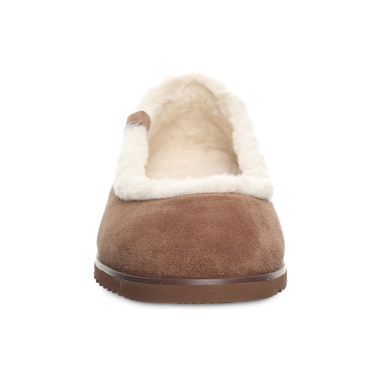 Bearpaw Delphi Women's Winter Ballet Flats - Cocoa - front view