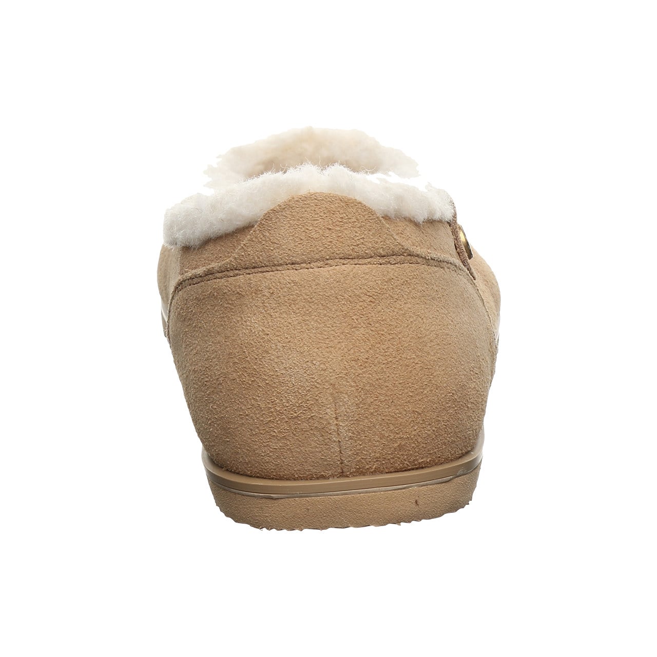 Bearpaw Delphi Women's Winter Ballet Flats - Toffee - back view