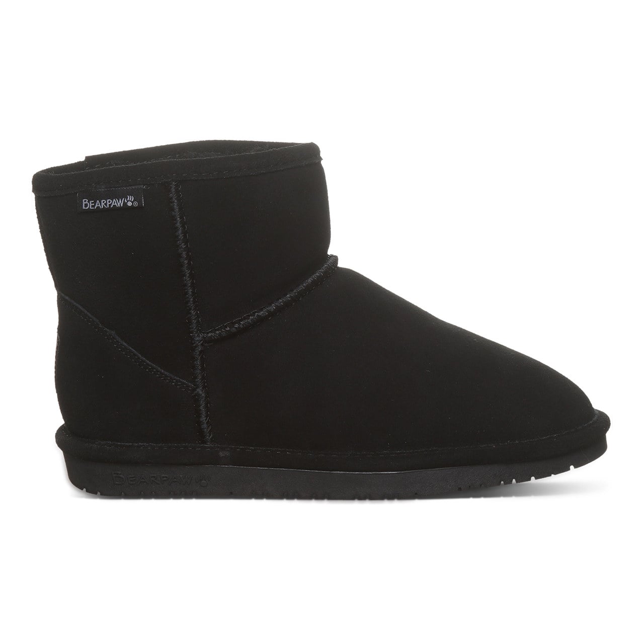 Bearpaw Demi Women's Warm Everyday Boots - BLACK - side view 2