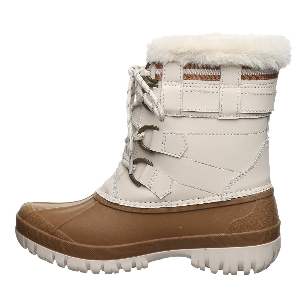 Bearpaw Desi Women's Waterproof Winter Boots - Winter White - side view