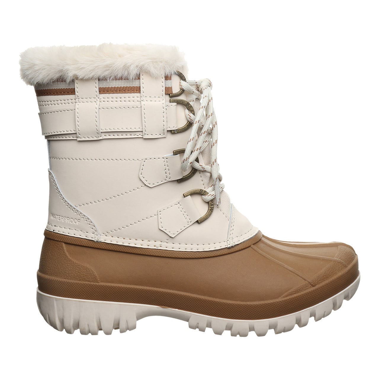 Bearpaw Desi Women's Waterproof Winter Boots - Winter White - side view 2