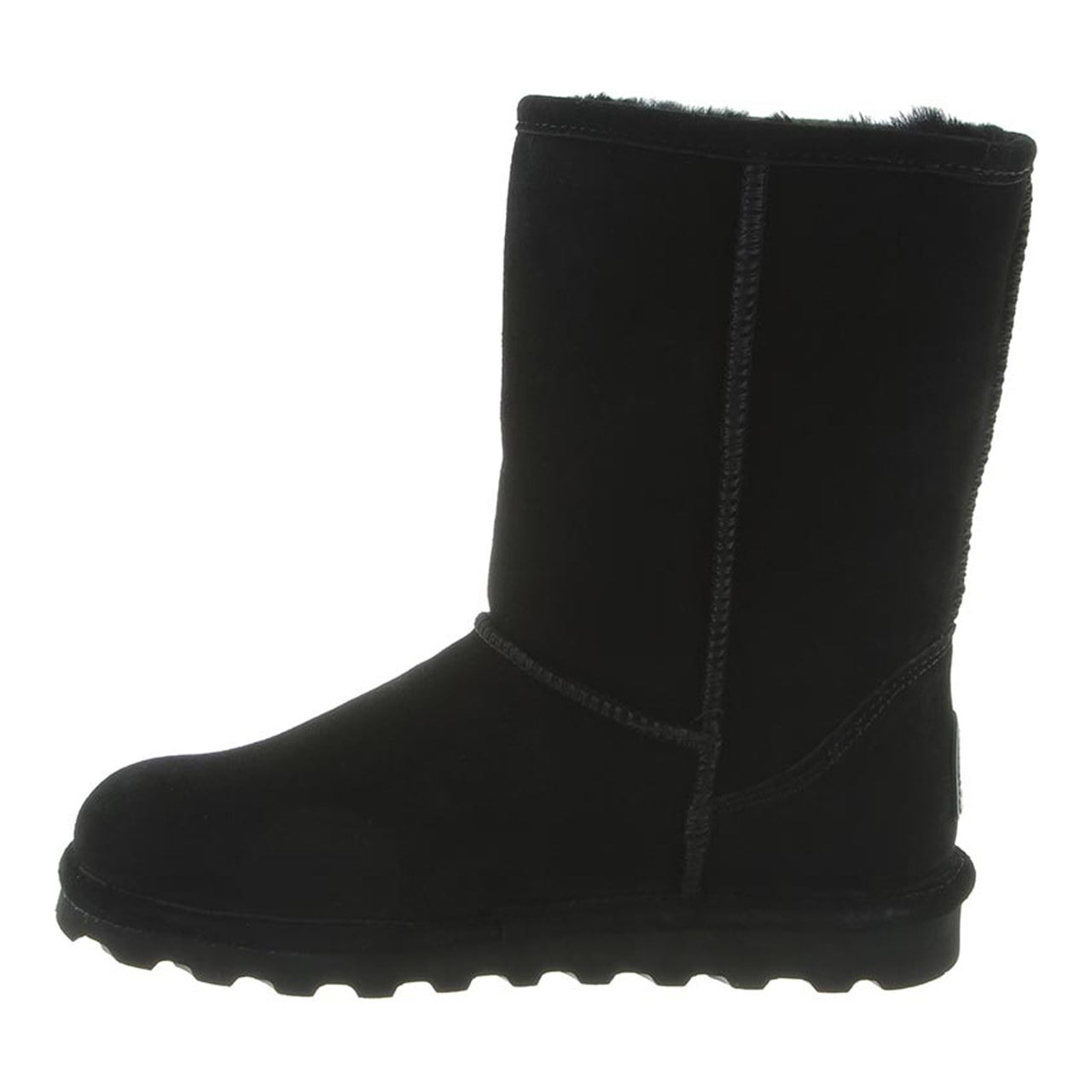 Bearpaw Elle Short - Women's Snow Boot - 1962W - BLACK - side view