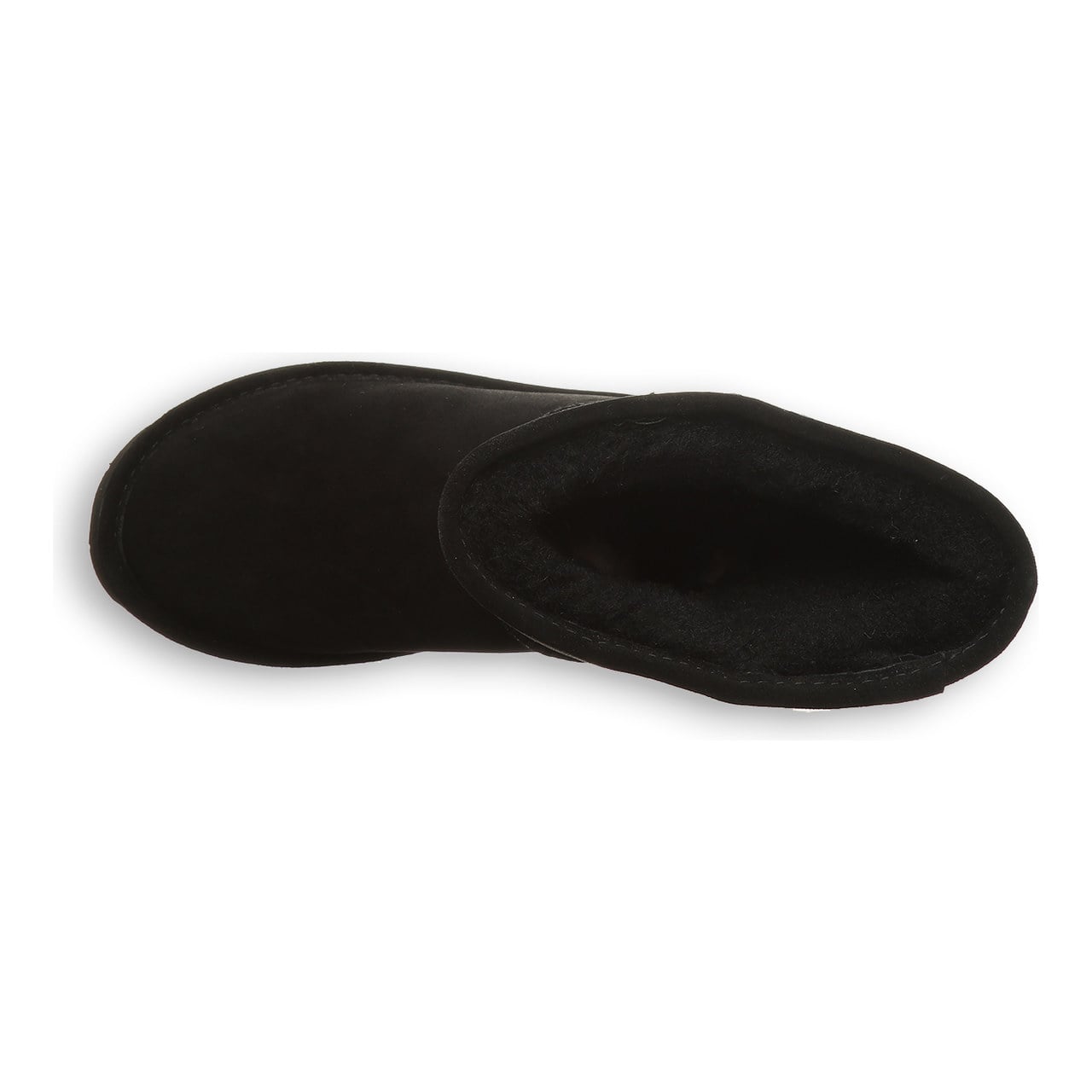 Bearpaw Elle Short - Women's Snow Boot - 1962W - BLACK - top view