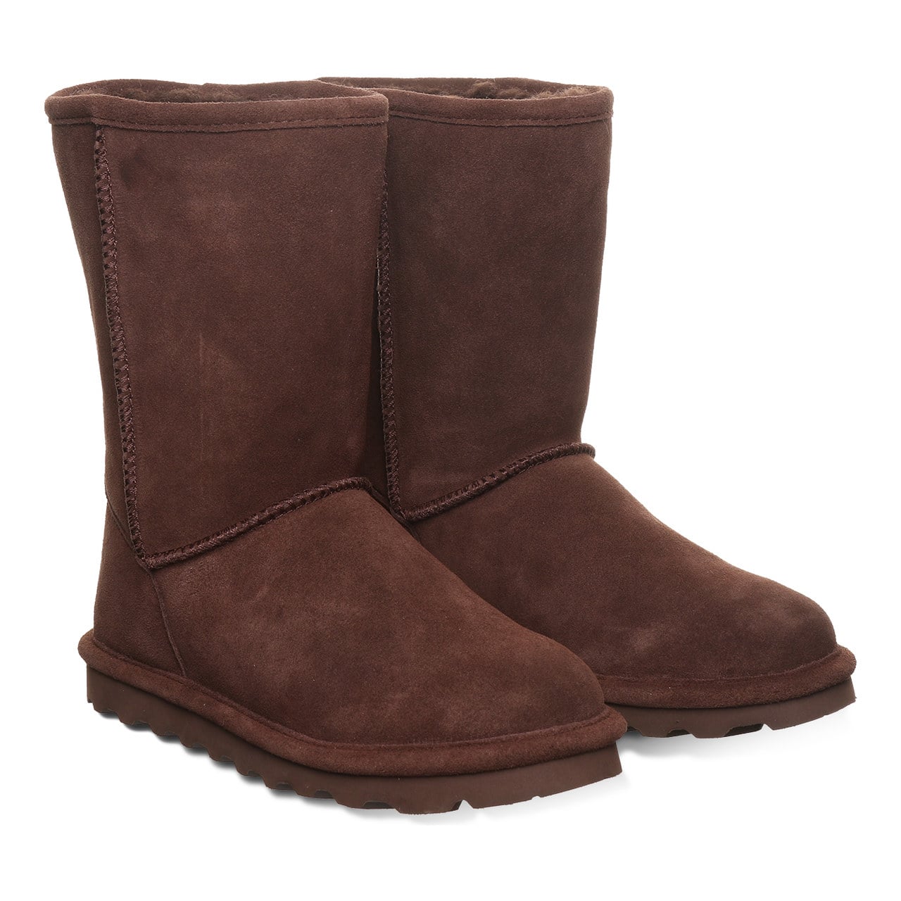 Bearpaw Elle Short - Women's Snow Boot - 1962W - Chicory - pair view