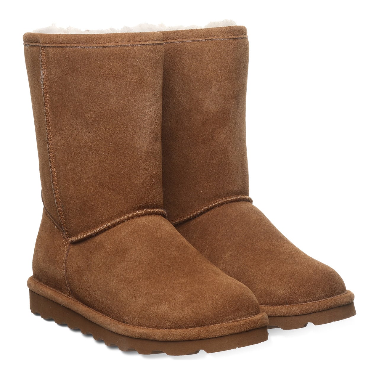 Bearpaw Elle Short - Women's Snow Boot - 1962W - HICKORY - pair view