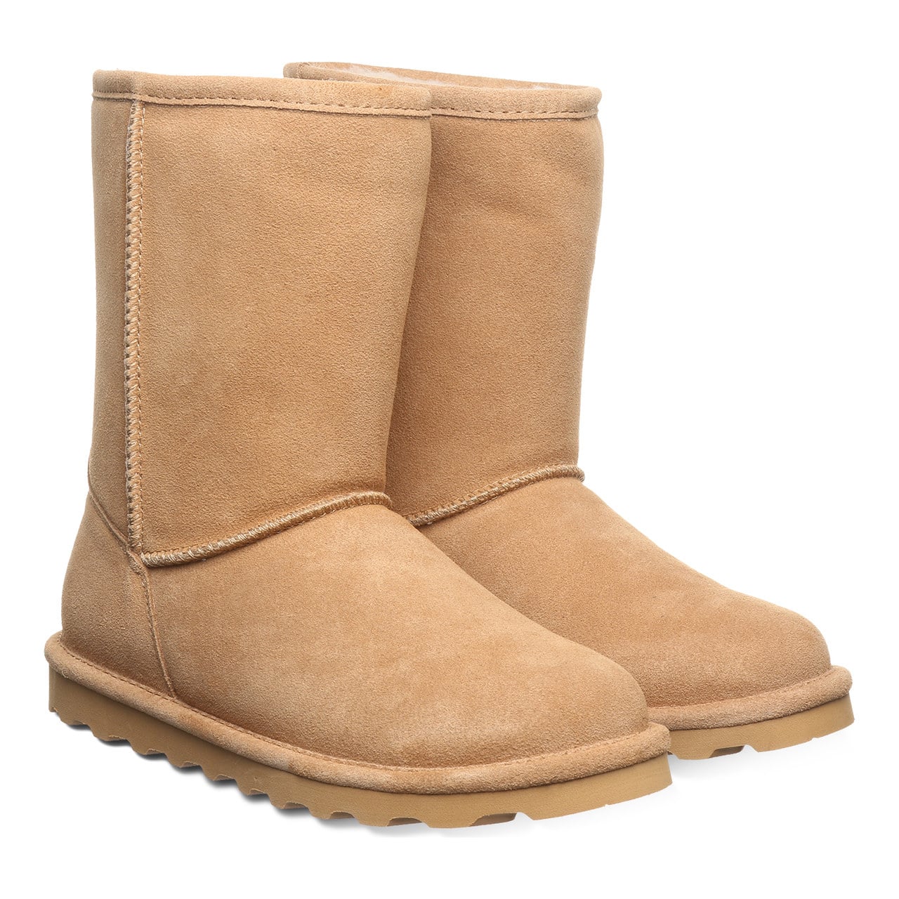 Bearpaw Elle Short - Women's Snow Boot - 1962W - ICED COFFEE - pair view