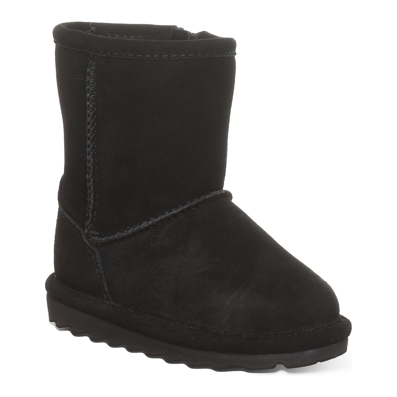 Bearpaw Elle Toddler Zipper - Toddler's Boots - 1962tz - BLACK - angle main