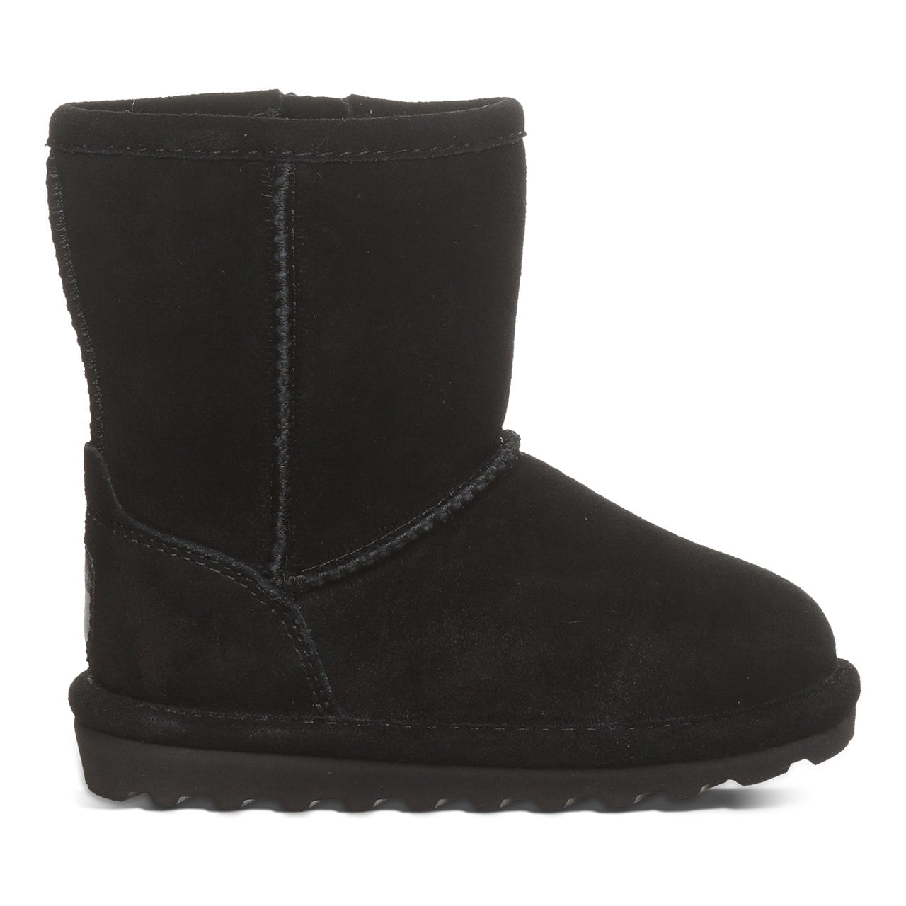 Bearpaw Elle Toddler Zipper - Toddler's Boots - 1962tz - BLACK - side view 2