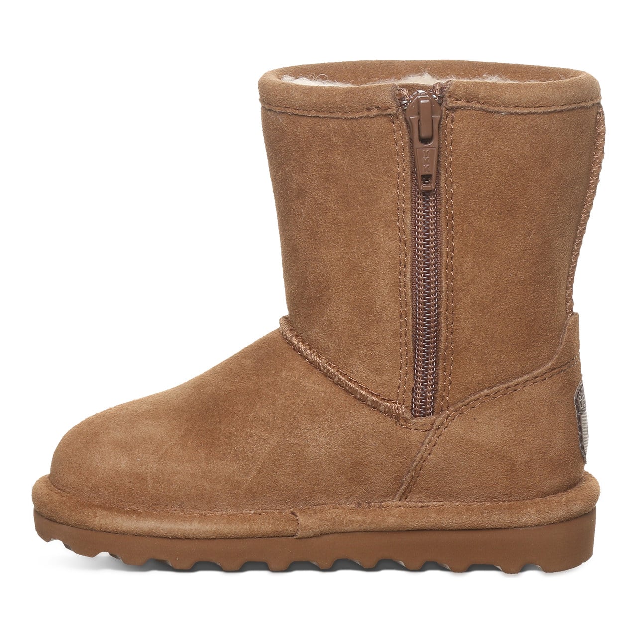 Bearpaw Elle Toddler Zipper - Toddler's Boots - 1962tz - HICKORY - side view