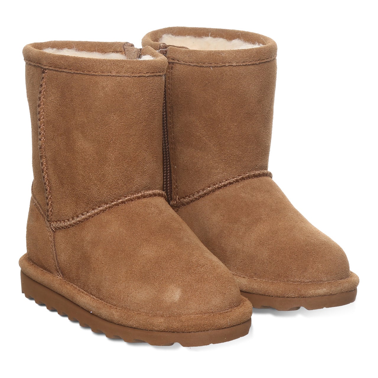 Bearpaw Elle Toddler Zipper - Toddler's Boots - 1962tz - HICKORY - pair view
