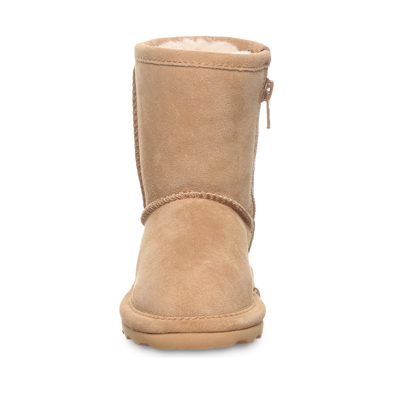 Bearpaw Elle Toddler Zipper - Toddler's Boots - 1962tz - ICED COFFEE - front view