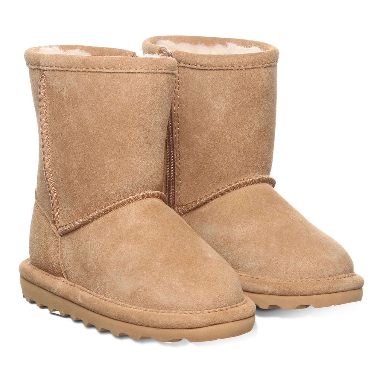 Bearpaw Elle Toddler Zipper - Toddler's Boots - 1962tz - ICED COFFEE - pair view