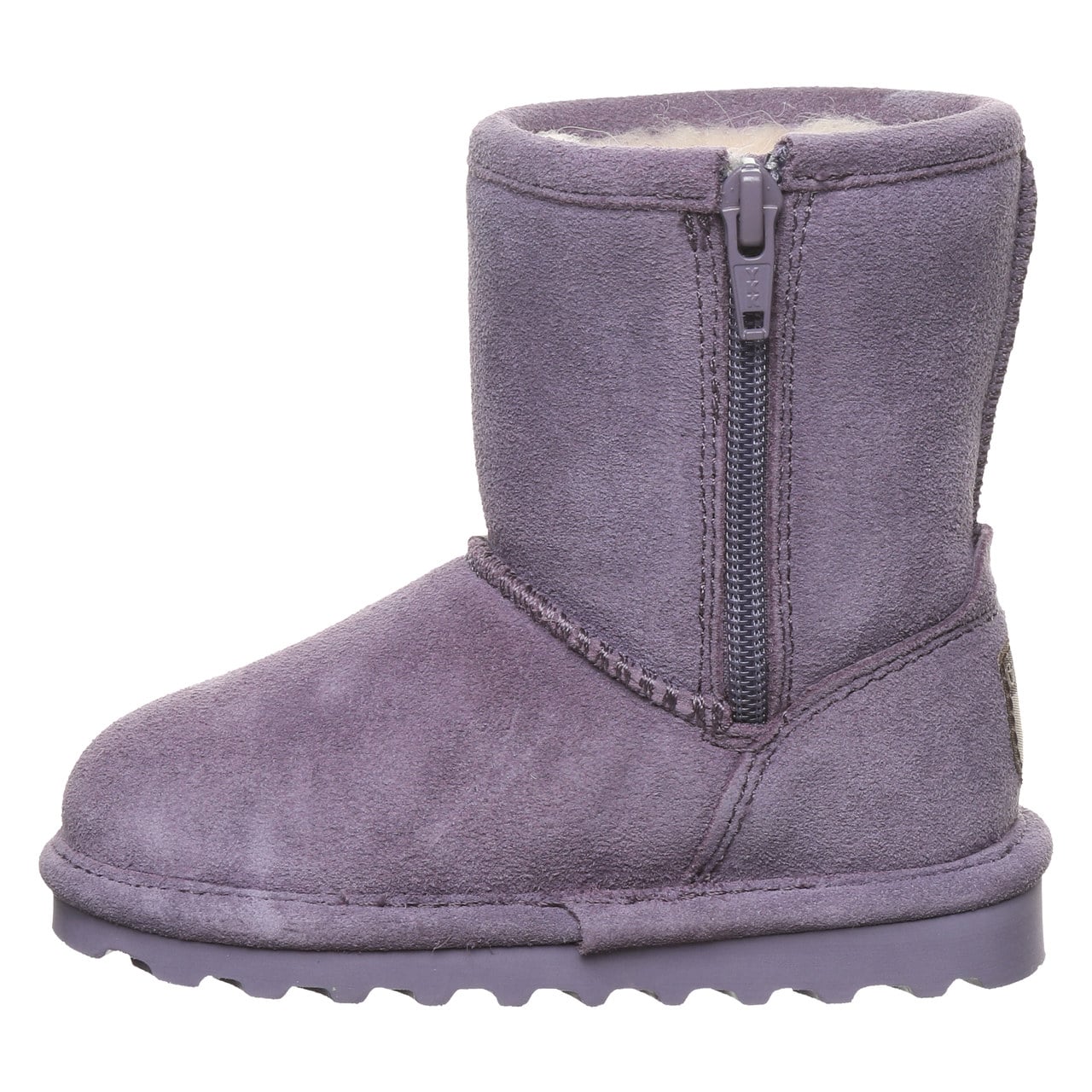Bearpaw Elle Toddler Zipper - Toddler's Boots - 1962tz - PURPLE SAGE - side view