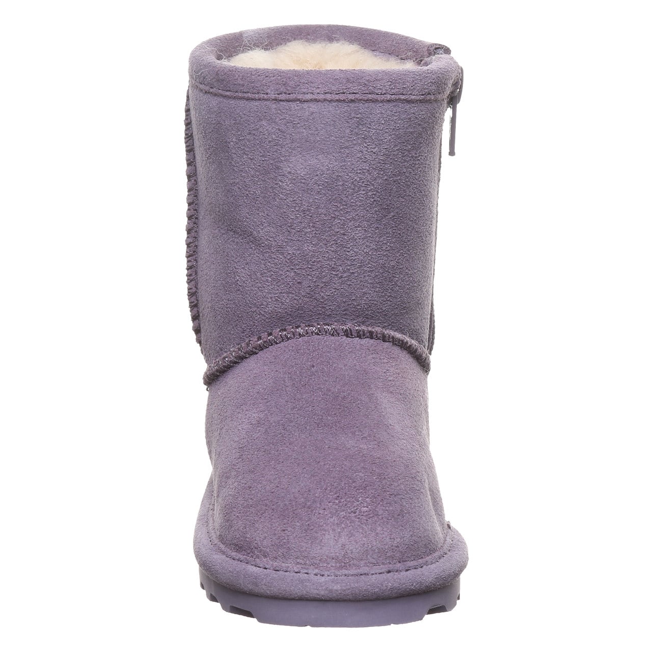 Bearpaw Elle Toddler Zipper - Toddler's Boots - 1962tz - PURPLE SAGE - front view