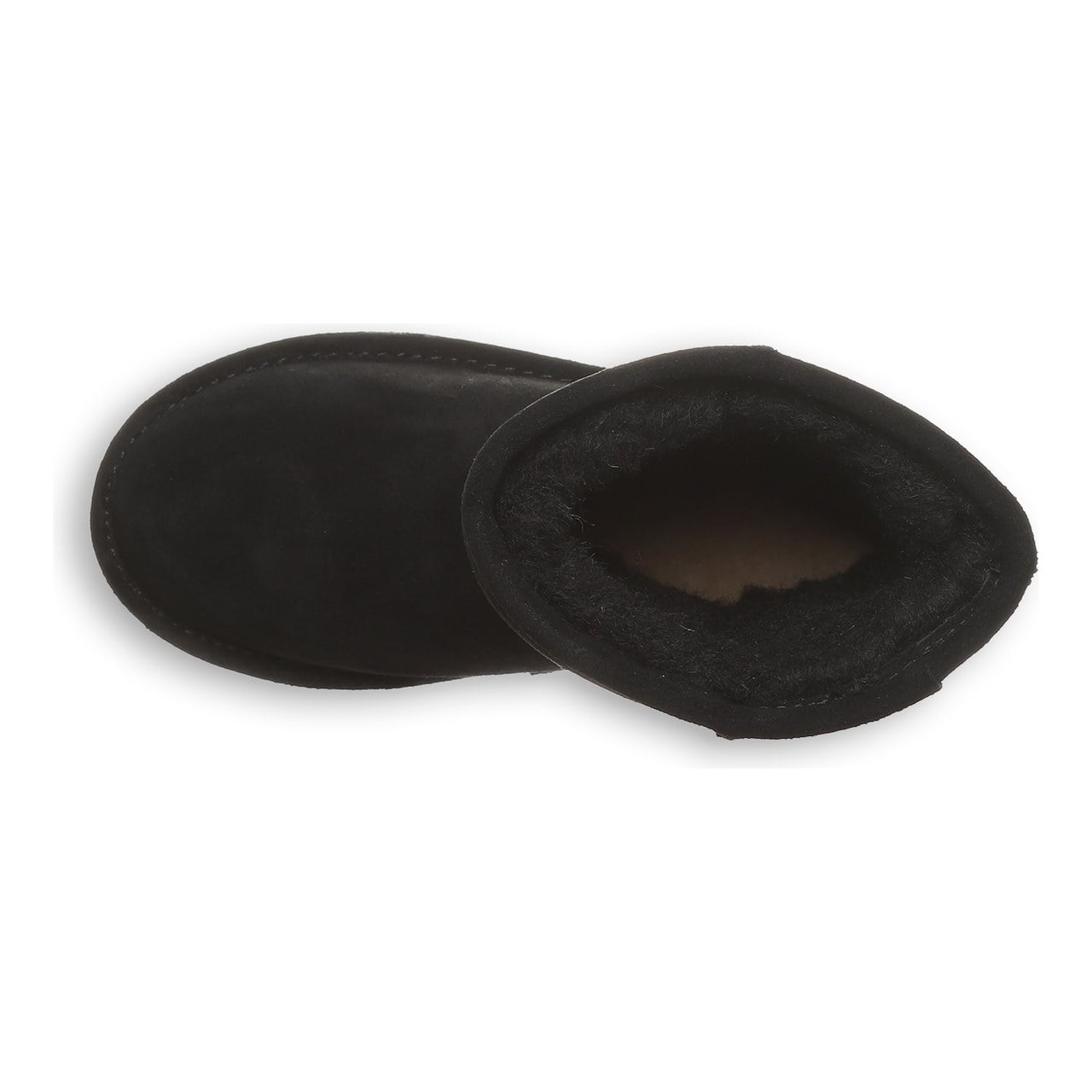 Bearpaw Elle Youth Youth's Casual Boots - 1962y - BLACK - top view