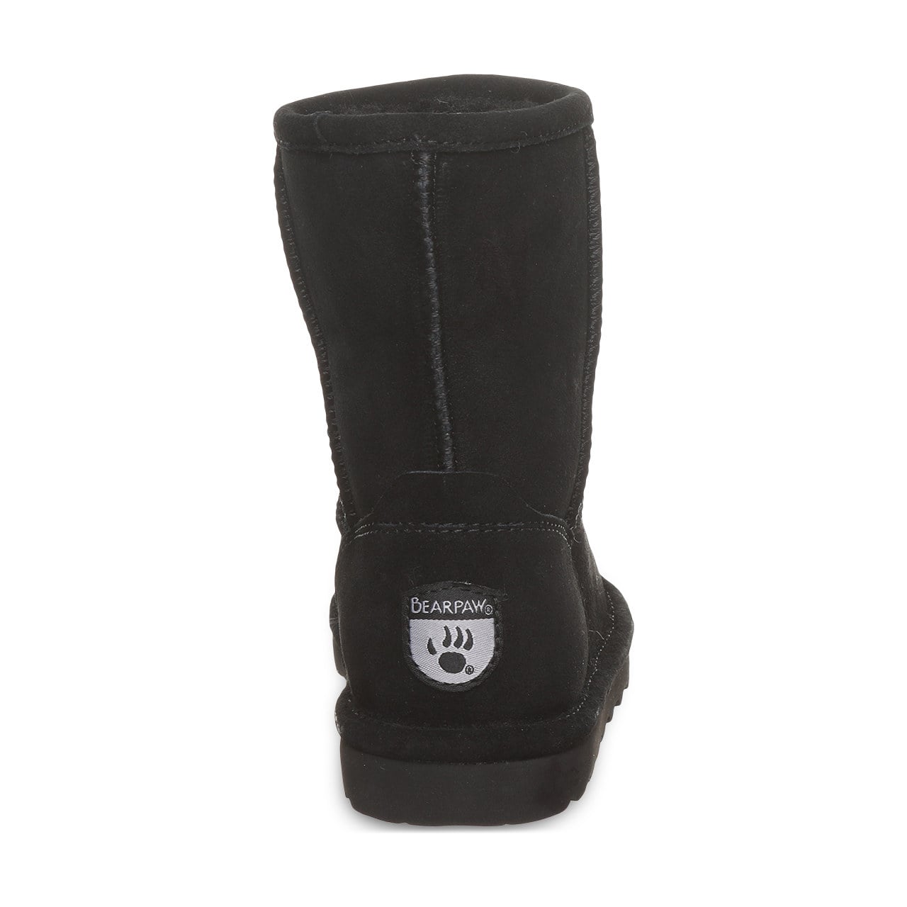 Bearpaw Elle Youth Youth's Casual Boots - 1962y - BLACK - back view