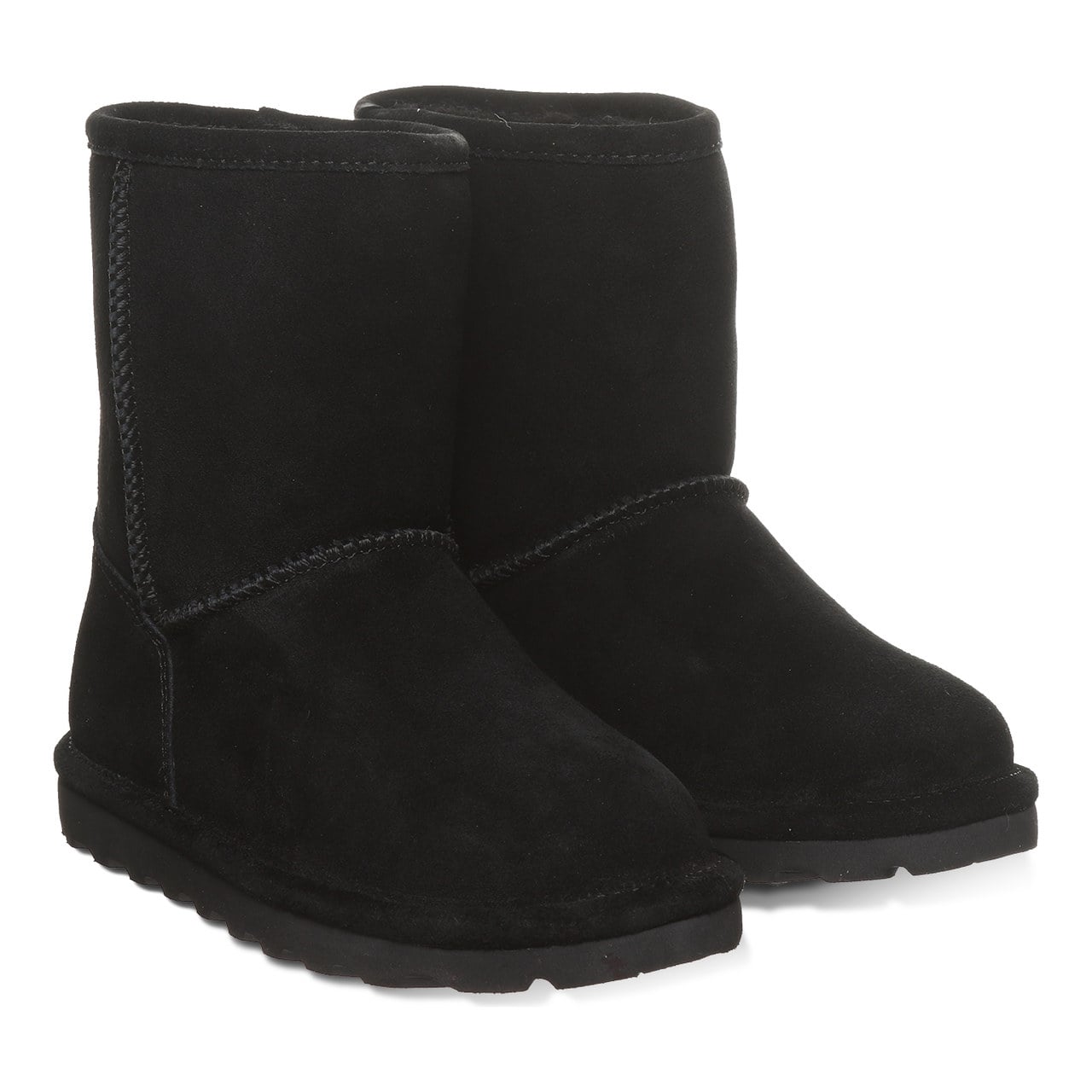 Bearpaw Elle Youth Youth's Casual Boots - 1962y - BLACK - pair view