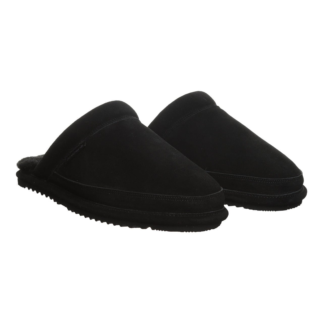 Bearpaw Ezrah Men's Easy-On Slippers - Black - pair view