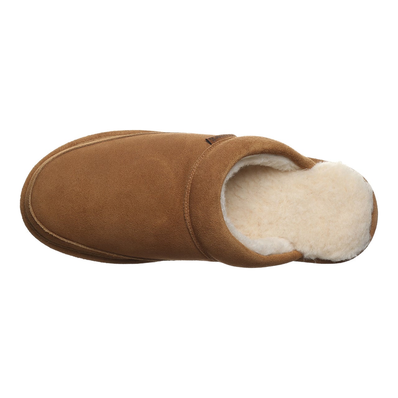 Bearpaw Ezrah Men's Easy-On Slippers - Hickory - top view
