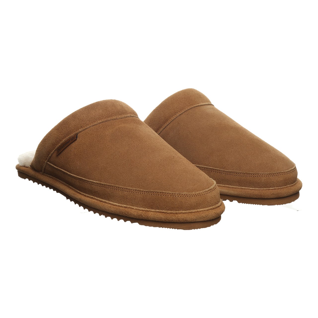 Bearpaw Ezrah Men's Easy-On Slippers - Hickory - pair view