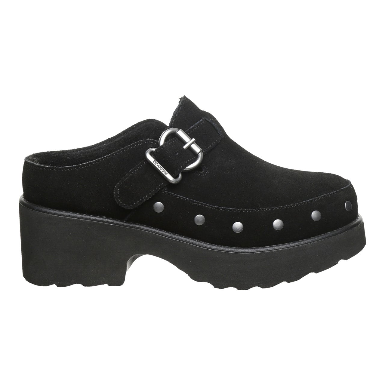 Bearpaw Falyn Women's Slip-On Clogs - Black - side view 2