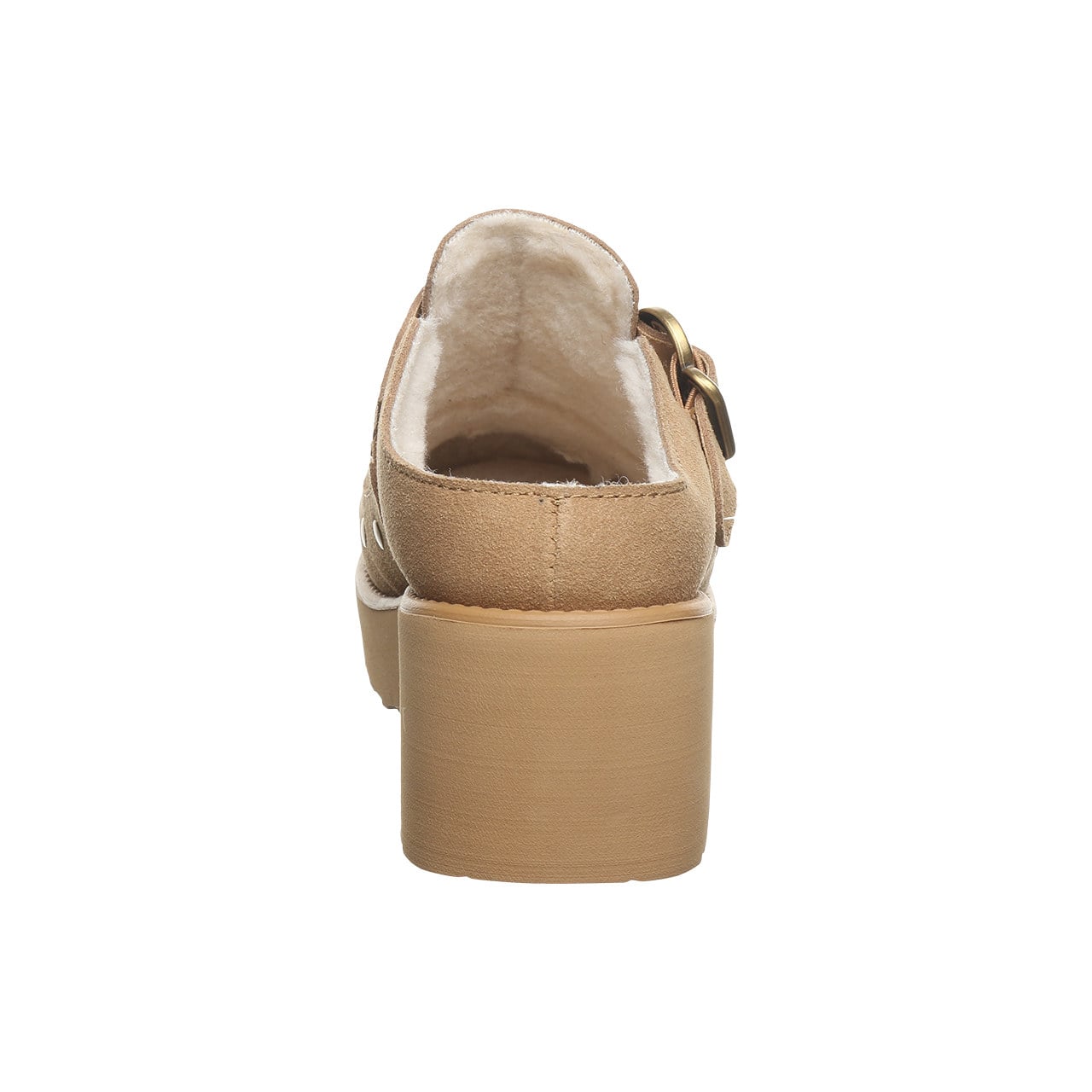 Bearpaw Falyn Women's Slip-On Clogs - Iced Coffee - back view