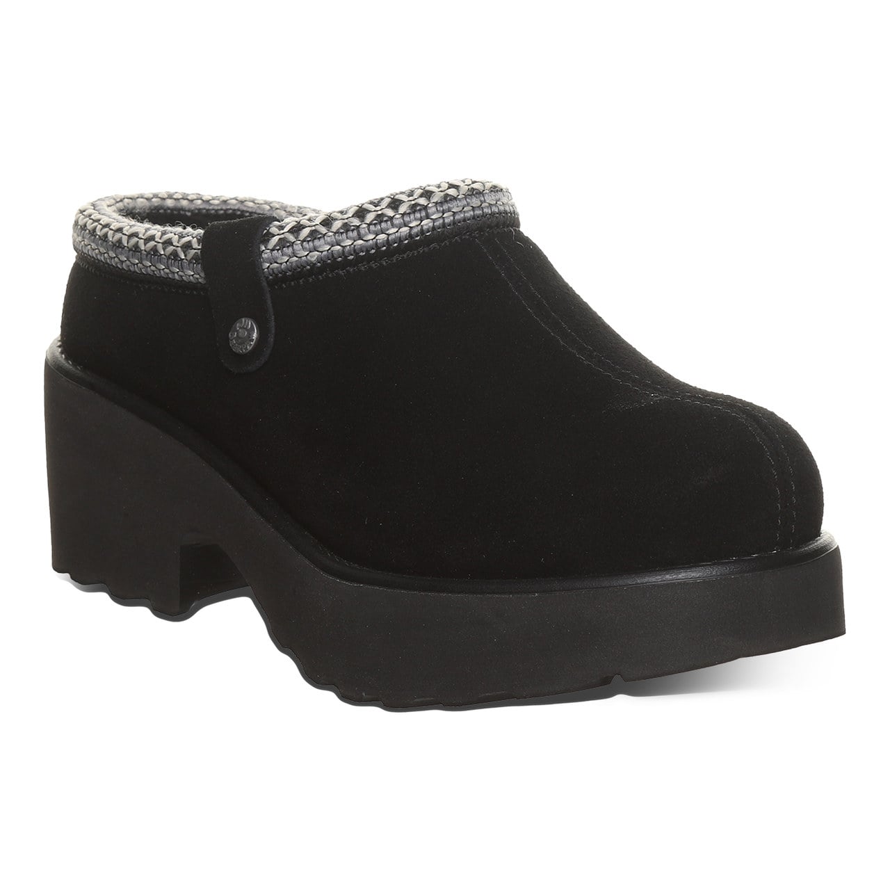Bearpaw Haven Women's Easy On/Off Shoes - Black - angle main