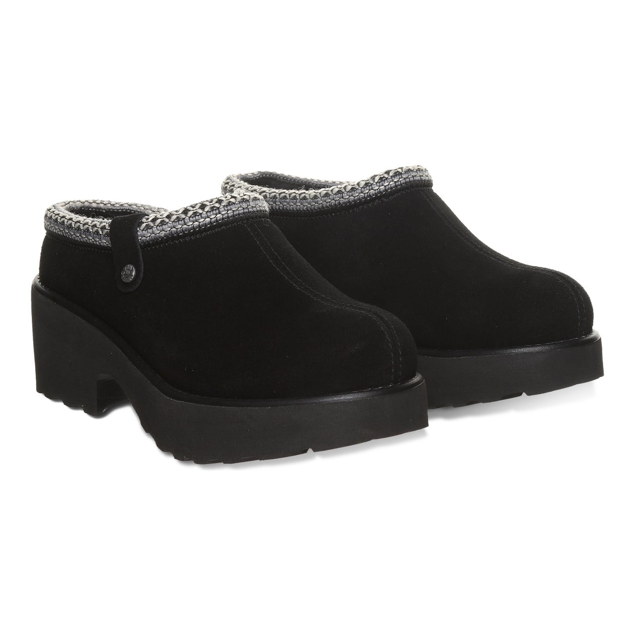 Bearpaw Haven Women's Easy On/Off Shoes - Black - pair view
